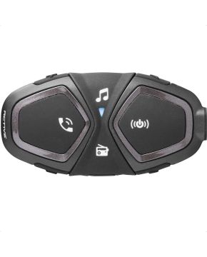 Interfono ACTIVE singolo Casco Moto 4 Motociclisti 1Km MUSICA GPS SMARTPHONE