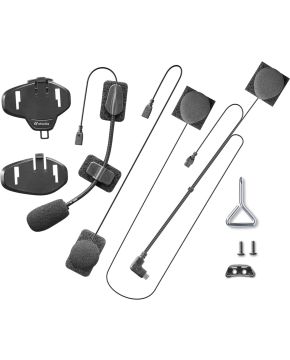 Kit casco moto audio stereo con jack flat INTERPHONE - MICINTERPHOFLAT