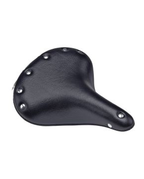 Sella per bici ELECTRA classic in ecopelle nera vintage