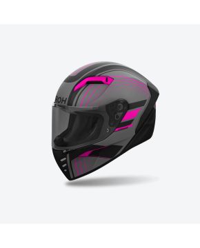Casco moto scooter Integrale CONNOR ACHIVE Rosa opaco AIROH Om. ECE 2206