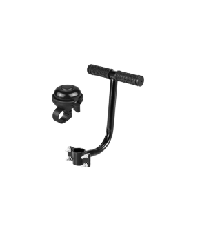 Kit manubrio e campanello per portabimbo con attacco al reggisella bici