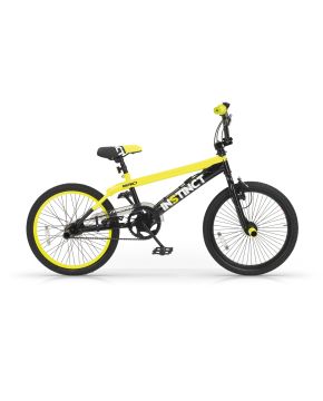 Bici 20 bmx instinct freestyle giallo in acciaio mbm