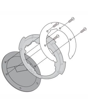 flangia per borsa serbatoio ducati multistrada