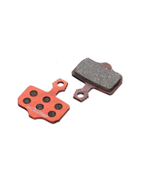 coppia pastiglie alligator carbon con molle