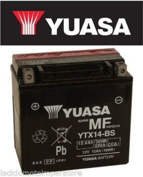 Batteria YTX14-BS Yuasa 12V/12AH