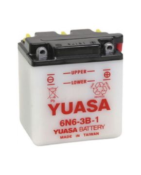 Batteria YUASA 6N6-3B-1 (6V - 6AH) Yamaha XT250 XT500 Kawasaki KE 500 Honda CB100 CB125