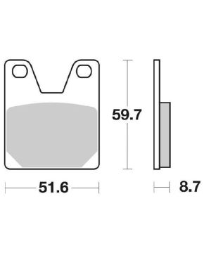 pastiglie 733 sbs sinterizzata