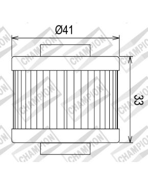 Filtro olio Champion COF085