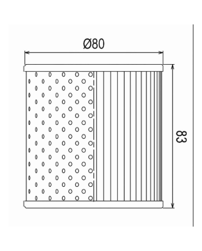 Filtro olio Champion COF026 Kawasaki Z1000 1978>