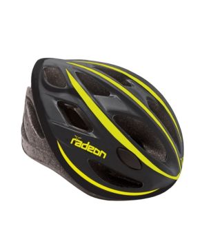 Caschetto da bici per adulto TAGLIA L (58-61) Radeon - nero giallo