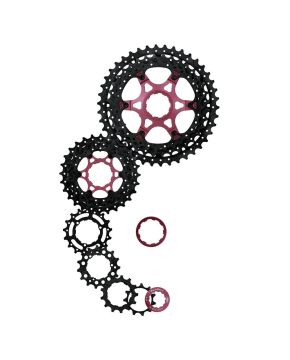 ruota libera bici 11v 11-46 cassetta nero