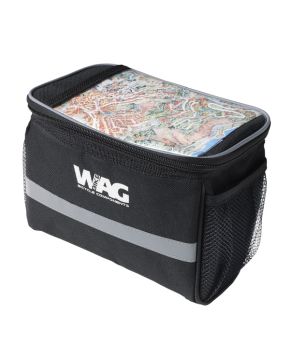 Borsa anteriore portamappa mini con attacco al manubrio in velcro