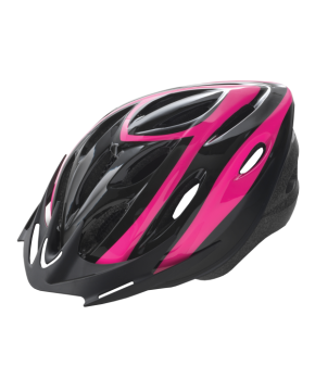casco bici nero/rosa misura l 58-61 cm