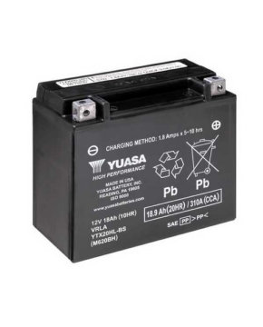 Batteria ytx20hl-bs yuasa sigillata attivata precaricata 12V/18AH