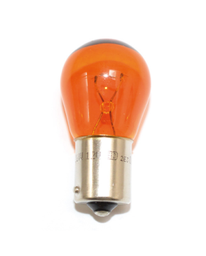 Lampada monoluce arancio 12V-21W BAU15S (C10) lampadina Hert