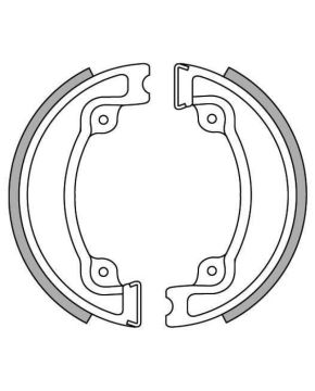 Coppia ganasce ceppi freno mozzo yamaha diam. 149,6 x 25 mm