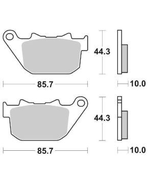 pastiglie 808 sbs post harley davidson883/1200 04