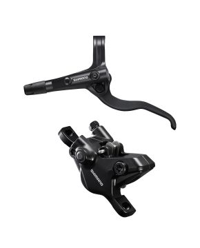 Kit Freno Disco Anteriore bici 2 Pistoni Shimano BL-MT401 + BR-MT410 + Tubo
