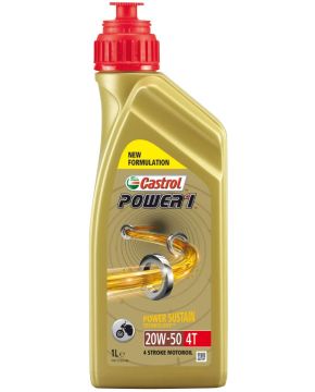 olio motore power 1 lt 4t 20w-50 castrol 15049A
