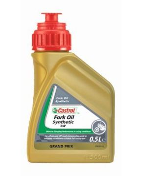 OLIO FORCELLE SOSPENSIONI CA151AC6 SYNTHETIC FORK OIL 5W 0,5L CASTROL