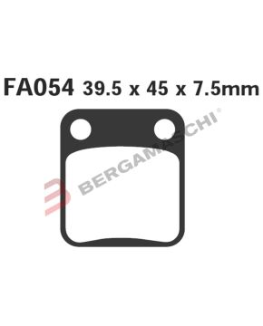 pastiglie freni dealim 536 (100) sfa054 ebc