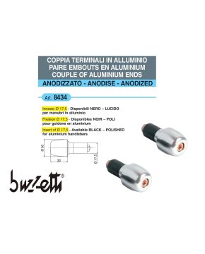 pesi manubrio alluminio chiaro conici