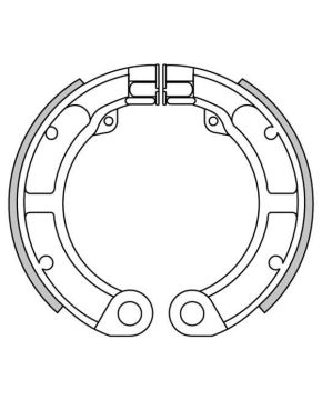 Ganascie Freno posteriore vespa 50 3m