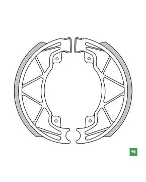 ganasce freno posteriore gf0268evo