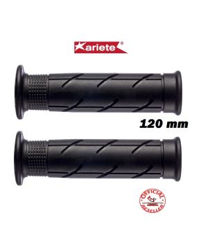 coppia manopole moto honda ariete nere