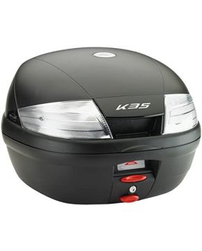 Bauletto nero goffrato 35 litri per Moto Top Case Nero KAPPA K35NT