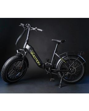 Bici 20 FAT pieghevole FLEX FLAP Nera 48V Alluminio e-bike elettrica Emotion