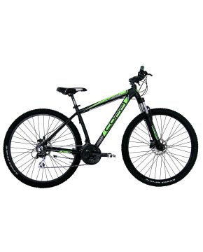 Bici 29 MTB Coppi 24 velocità alluminio nero e verde h51 front disco idraulico