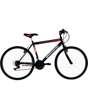 Bici 26 mtb 18 velocita' in acciaio nero arancio ragazzo Bright Girardengo