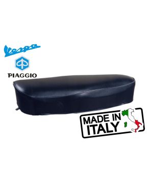 Sella lunga Vespa senza serratura nera Made in Italy