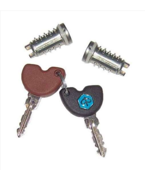 Cilindro e chiavi 2 pezzi per serratura originale Piaggio - 576825