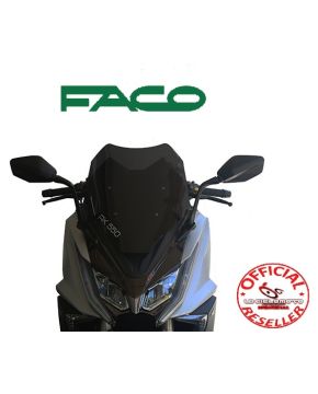 Parabrezza cupolino kymco ak 550 dal 2017>2024 Faco basso fumé