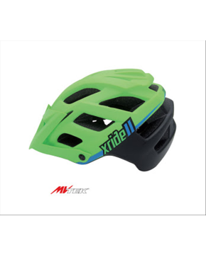 casco bici x-ride 2 verde / nero taglia l (58-61)