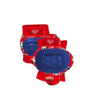 protezioni gomitiere + ginocchiere cars(ross/blu)