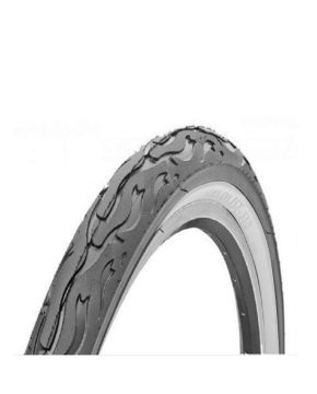 Copertone copertura gomma bici MTB 26x2.125 (54-559) Nero/bianco H-584 Cruiser