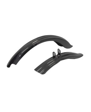 parafanghi bici 20 in plastica neri