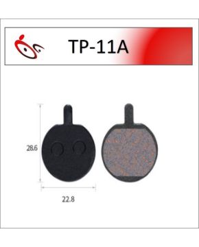 Pastiglie MTB semimetalliche tp-11a 28,6 X 22,8