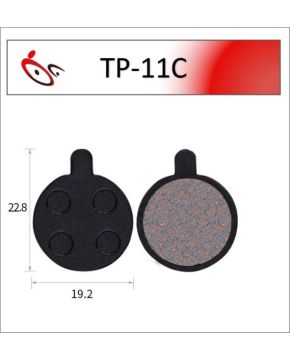 Pastiglie MTB semimetalliche tp-11c 22,8 X 19,2