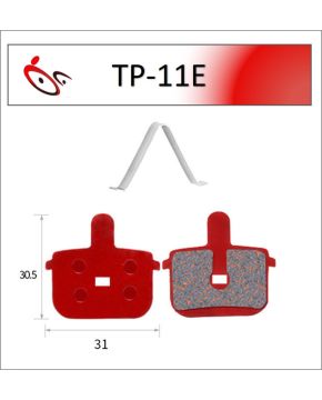Pastiglie MTB semimetalliche tp-11e 30,5 X 31,0
