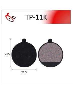 Pastiglie MTB semimetalliche tp-11k 24,5 X 21,5