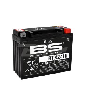 batteria ytx24hl-bs bs sigillata attivata 12 v 21 ah