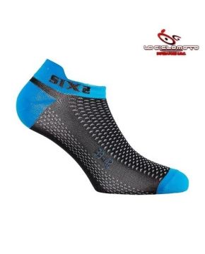 calza calzini fantasmini sixs neri blu taglia 43 46 tecnici sport socks fantasmini