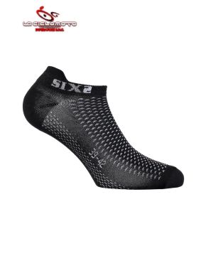 calza calzini fantasmini sixs neri taglia 43 46 tecnici sport socks fantasmini