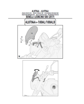 attacchi cupolino cafe race leoncino500 (2017)