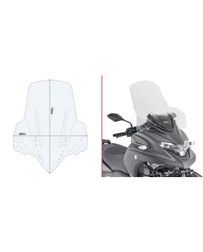 Parabrezza paravento trasparente Yamaha Tricity 300 72 x 60 cm Givi D2149ST