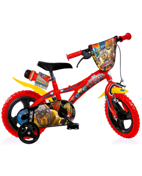Bici Gormiti 12 per bambino con rotelle borraccia e parafanghi Dino Bikes
